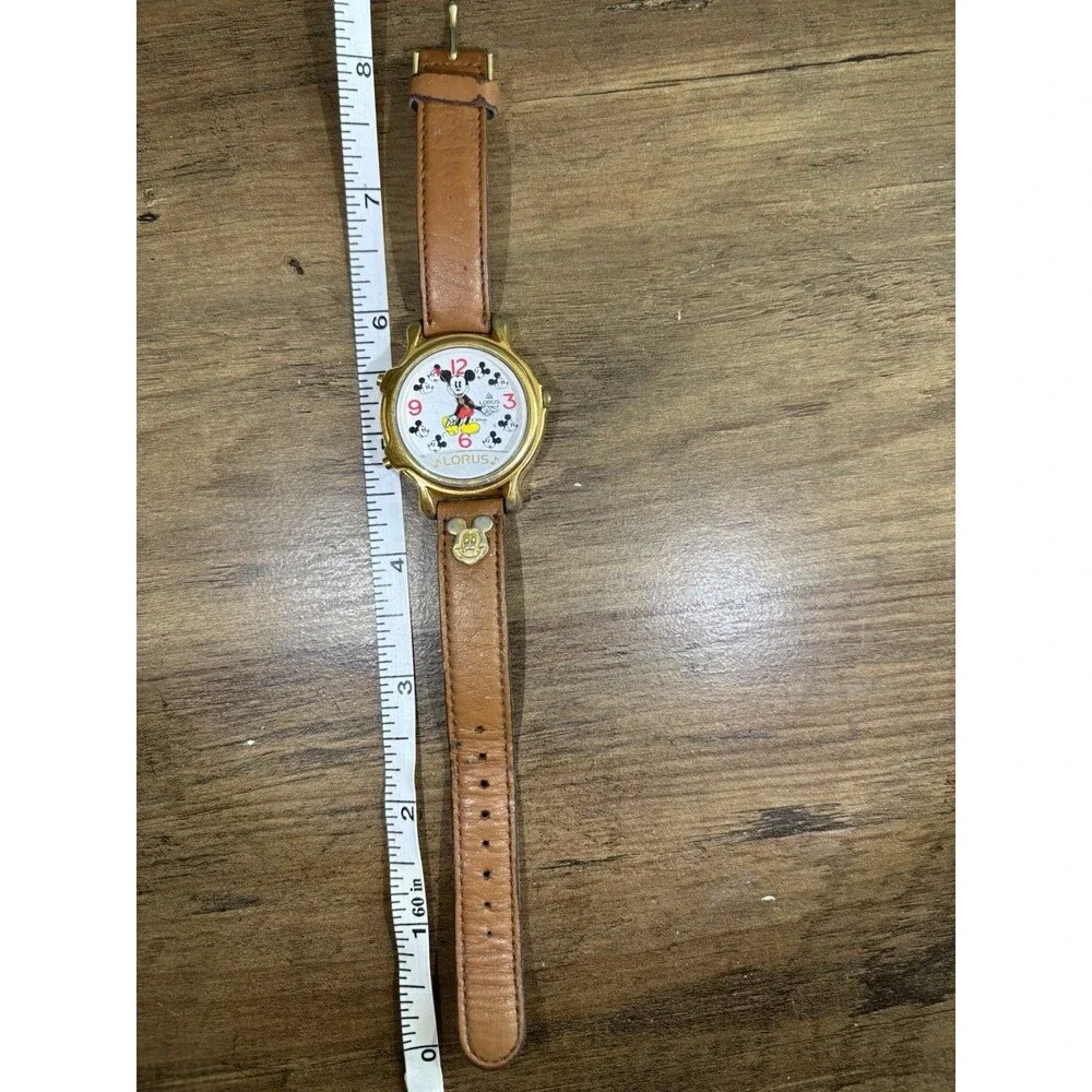 Loris Mickey Mouse Musical Wrist Watch Analog  Untested. As Is. DISNEY